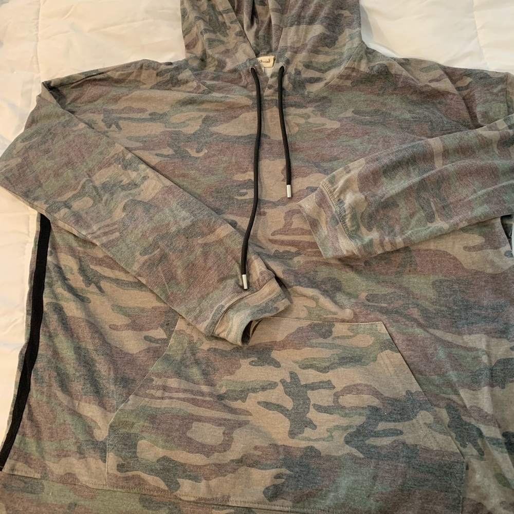 Lightweight camo hoodie